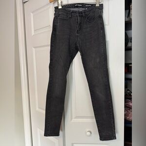 Joe Fresh Jeans faded wash Black Classic Slim stretch Womens 26 size 2